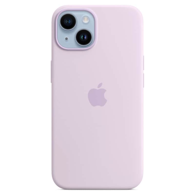 Силиконовый чехол MagSafe для iPhone 14 Сирень
