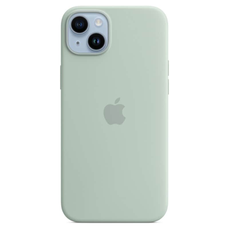 Силиконовый чехол MagSafe для iPhone 14 Plus Агава