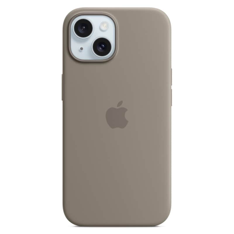 Силиконовый чехол MagSafe для iPhone 15 Глиняный