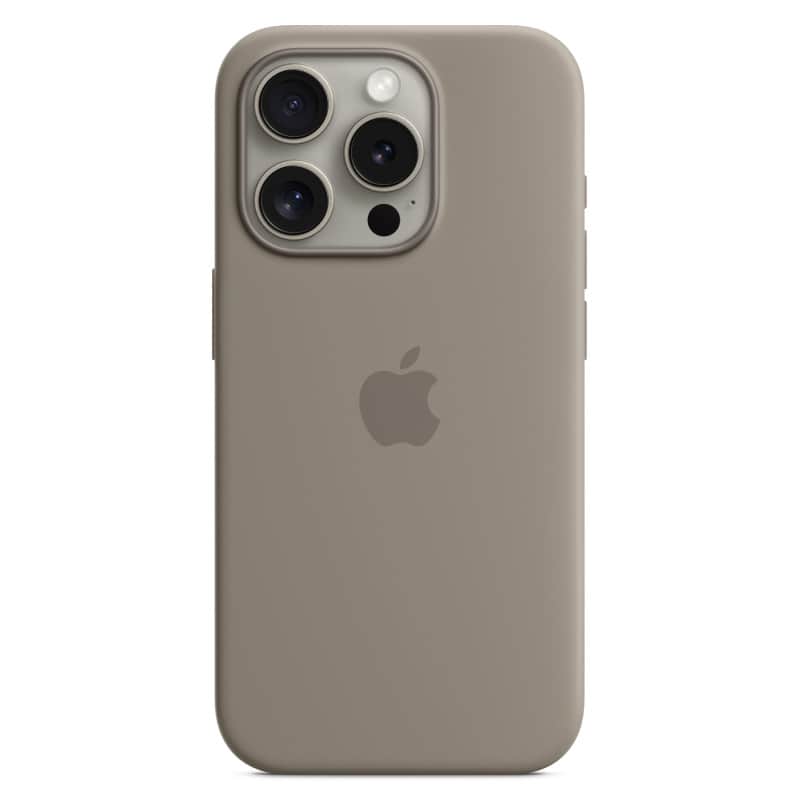Силиконовый чехол MagSafe для iPhone 15 Pro Глиняный