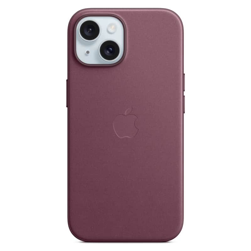 Чехол FineWoven MagSafe для iPhone 15 Шелковица