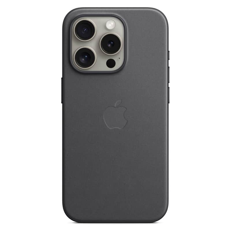 Чехол FineWoven MagSafe для iPhone 15 Pro Черный