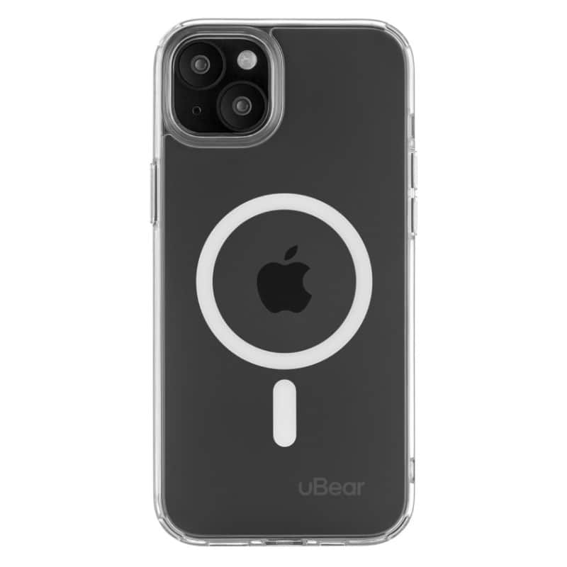 Чехол uBear Real Mag Case для iPhone 15 Plus Прозрачный