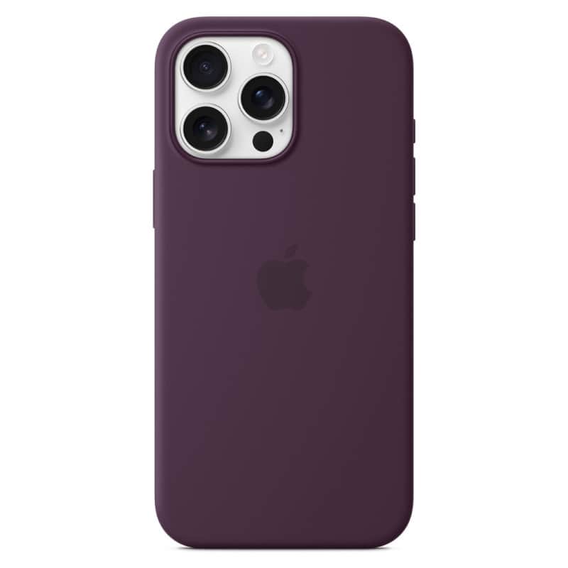 Силиконовый чехол MagSafe для iPhone 16 Pro Max Сливовый