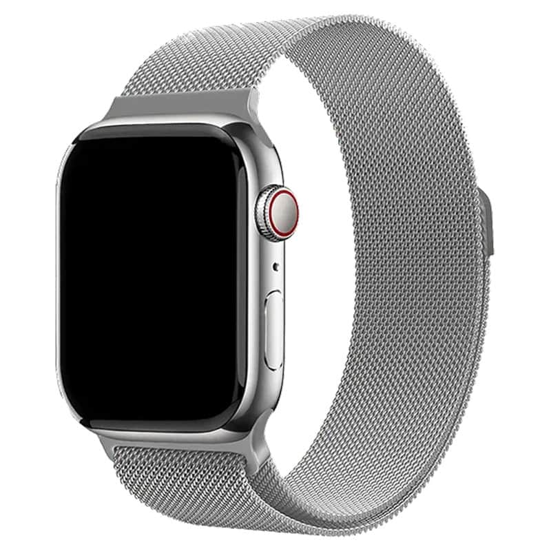 Стальной ремешок uBear Spark Strap для Apple Watch 44-49 мм Серебристый
