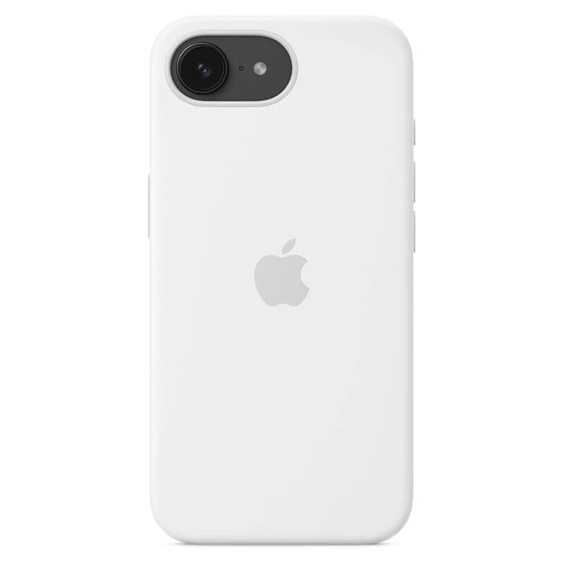 Силиконовый чехол для iPhone 16e Белый