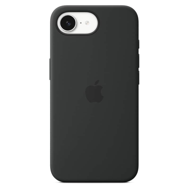 Силиконовый чехол для iPhone 16e Черный