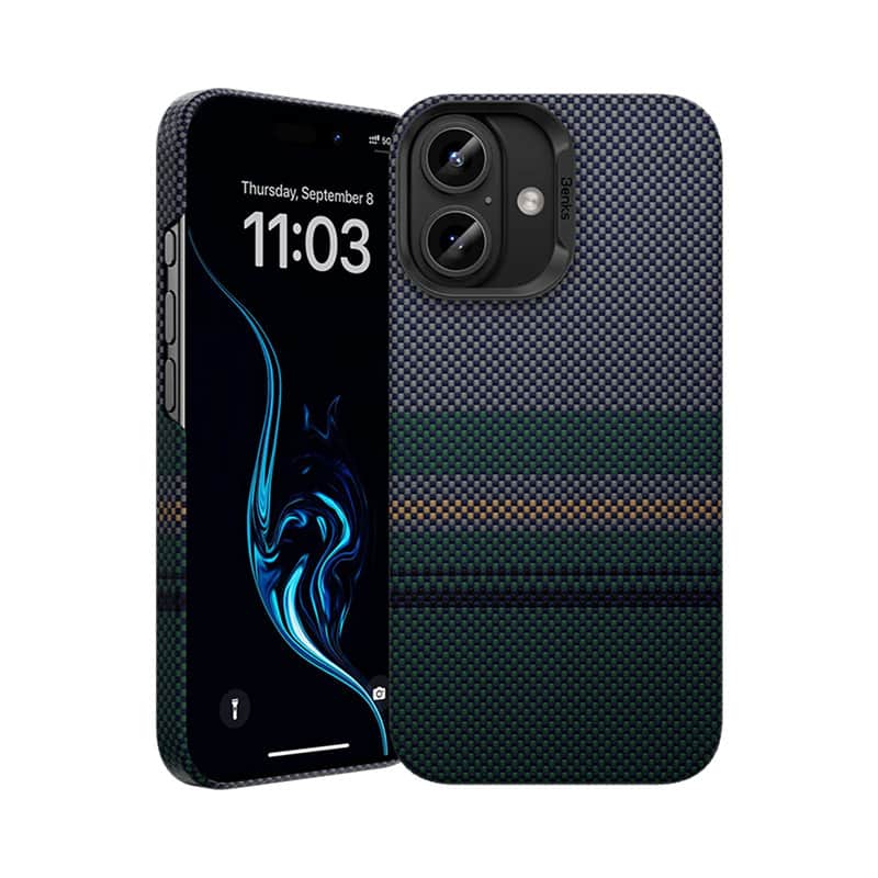 Чехол Benks Aurora ArmorAIR Kevlar для iPhone 16 Арктическое небо