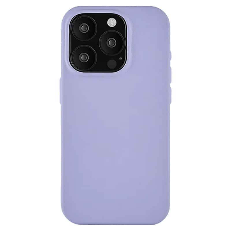 Чехол uBear Capital Leather Case MagSafe для iPhone 15 Pro Лавандовый