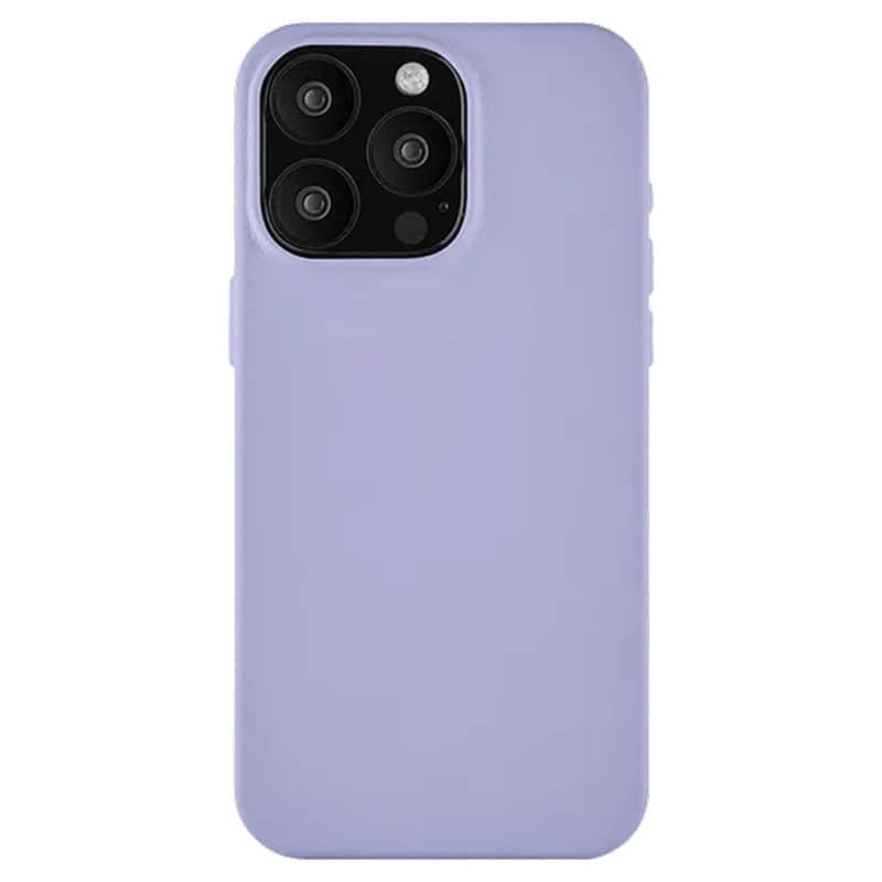 Чехол uBear Capital Leather Case MagSafe для iPhone 15 Pro Max Лавандовый