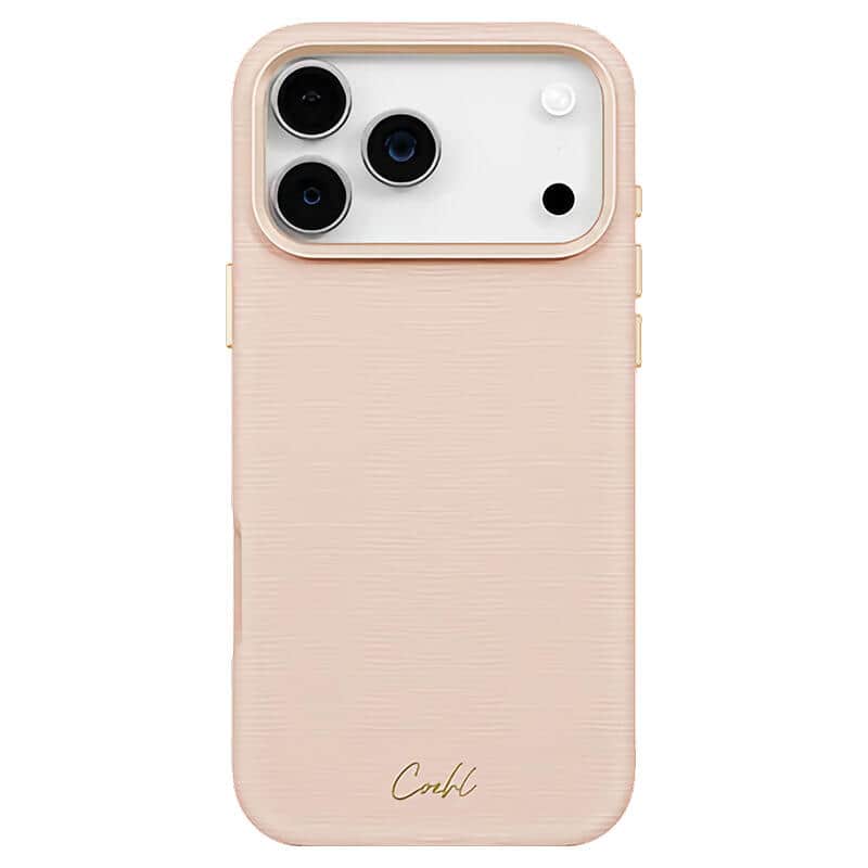 Чехол из экокожи Uniq Coehl Mirelle MagSafe для iPhone 17 Pro Max Розовый