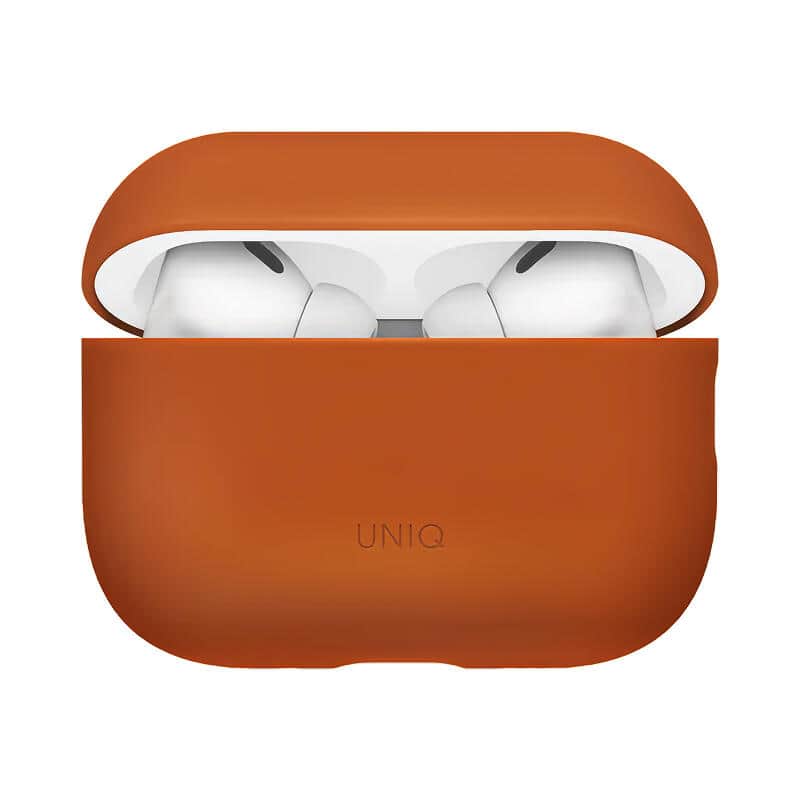 Защитный силиконовый чехол Uniq Lino для AirPods Pro 3 Оранжевый